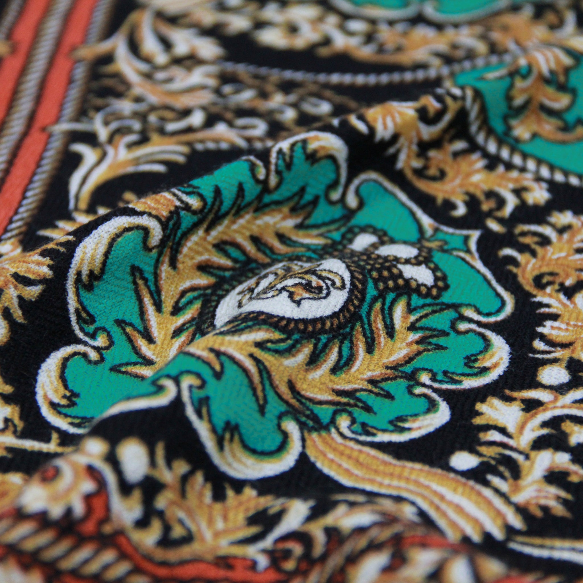 Baroque Mandala Wool Shawl Featured Scarflings   