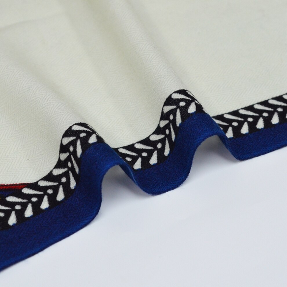 Bold Bohemian Wool Shawl  Scarflings® Sheer Sophistication   