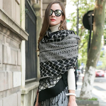Leopard Love Wool Shawl – Scarflings® Sheer Sophistication
