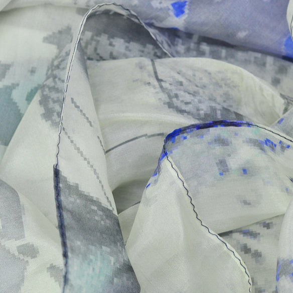 Monet's Sketch Silk Scarf  Scarflings® Sheer Sophistication   