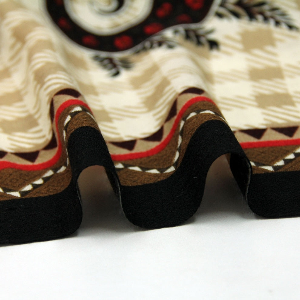 Paisley Vintage Wool Shawl  Scarflings® Sheer Sophistication   