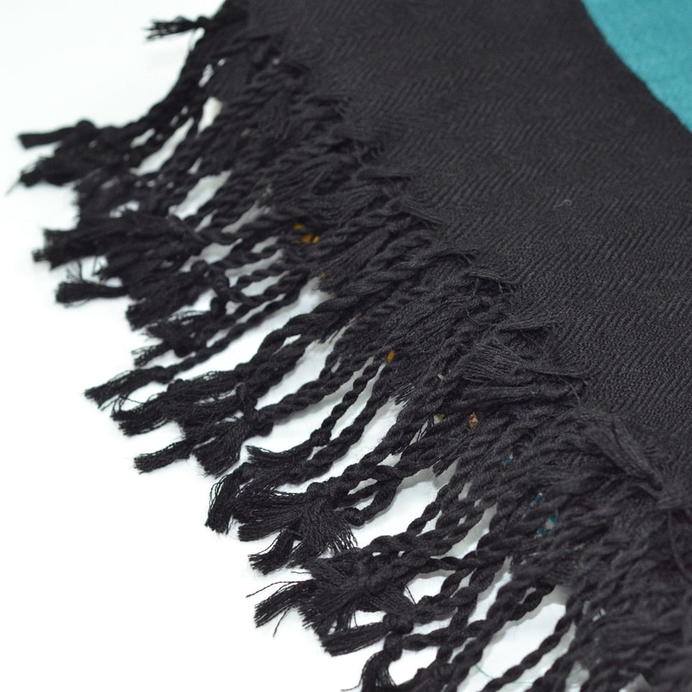 Bohemian Mystery Wool Shawl  Scarflings® Sheer Sophistication   