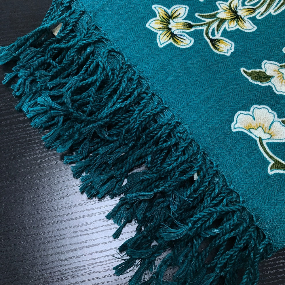 Boho Market Wool Shawl  Scarflings® Sheer Sophistication   